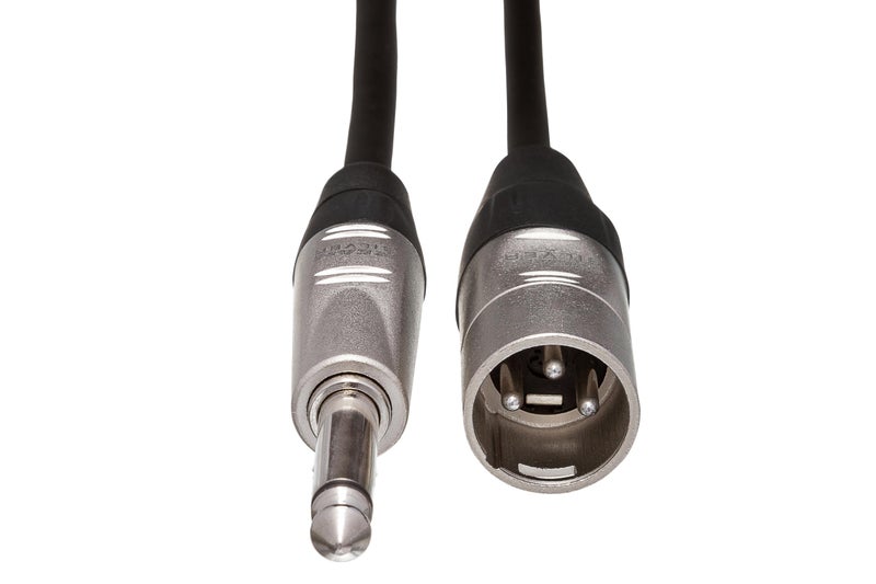 Hosa HPX-003 Pro Unbalanced Interconnect, REAN 1/4 Inch TS to XLR3M, 3 Feet - Image 2